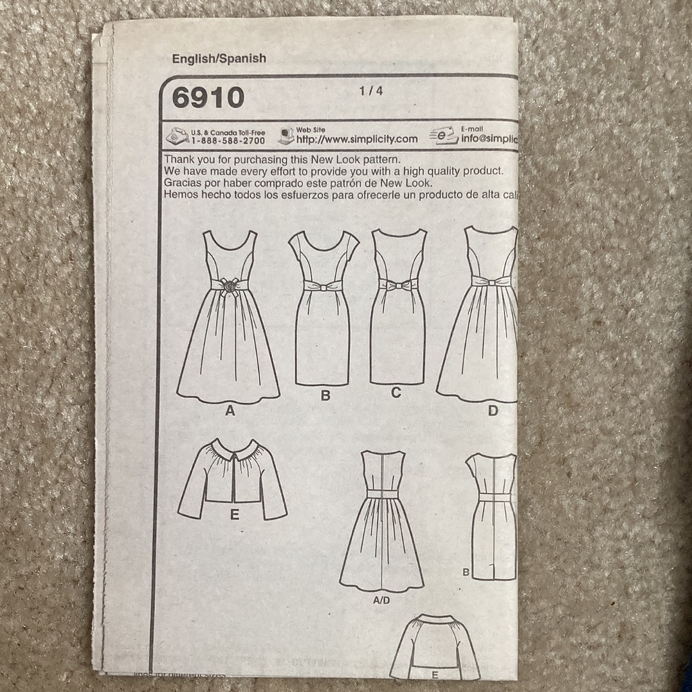 Newlook pattern #6910 - Picture 3 of 4